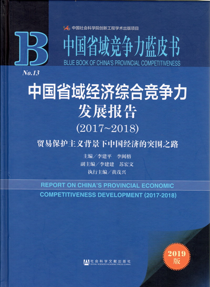 好湿好嫩中国省域经济综合竞争力发展报告（2017-2018）